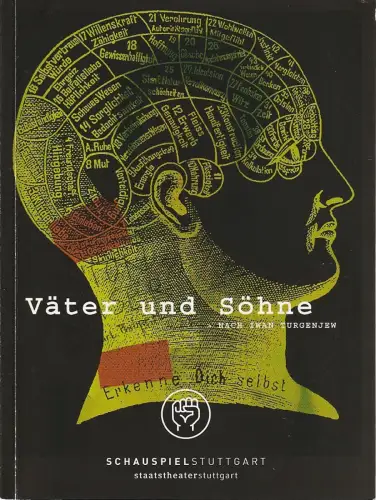Schauspiel Stuttgart, Staatstheater Stuttgart, Hasko Weber, Jörg Bochow: Programmheft Iwan Turgenjew VÄTER UND SÖHNE Schauspiel Stuttgart 2006. 