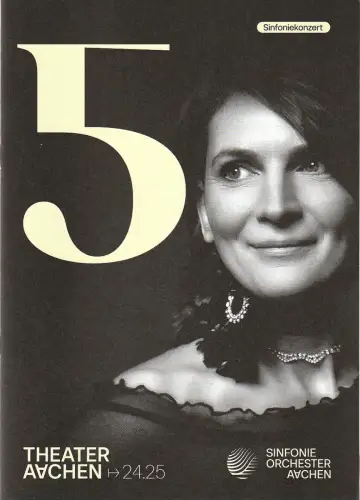 Stadttheater und Musikdirektion Aachen, Elena Tzavara, Ulrich Wilker: Programmheft 5. Sinfoniekonzert Spielzeit 2024 / 25 Heft 07. 