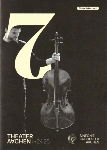 Stadttheater und Musikdirektion Aachen, Elena Tzavara, Ulrich Wilker: Programmheft 7. Sinfoniekonzert Aachen Spielzeit 2024 / 25 Heft 09. 