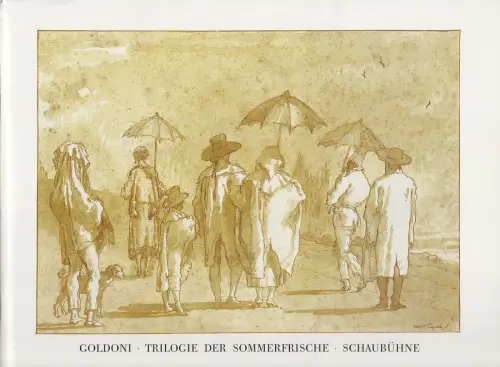 Schaubühne am Lehniner Platz, Wolfgang Wiens: Programmheft Carlo Goldoni TRILOGIE DER SOMMERFRISCHE Premiere 12. Oktober 1994 Spielzeit 1994 / 95. 