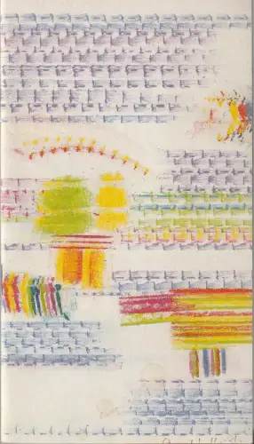 Tanz-Forum der Oper der Stadt Köln, Jochen Ulrich, Michael Hampe: Programmheft Uraufführung Jochen Ulrich NOTEBOOK 2. Februar 1995 Spielzeit 1994 / 95. 