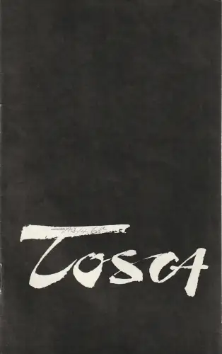 Städtische Bühnen Erfurt, Bodo Witte, Wolfgang Hauswald, Walter Meißner: Programmheft Giacomo Puccini TOSCA Premiere 13. Januar 1968 Spielzeit 1967 / 68 Heft 9. 
