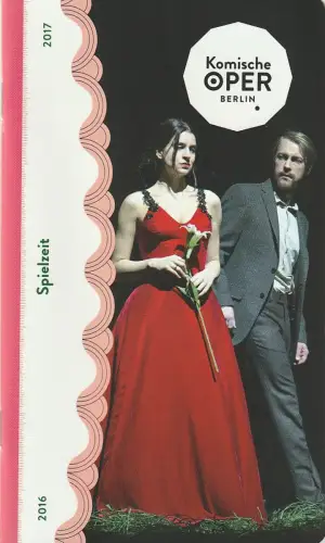 Komische Oper Berlin, Barrie Kosky: Programmheft KOMISCHE OPER BERLIN Spielzeit 2016 / 17 Spielzeitheft. 
