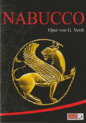 Kulturgipfel, Karoline Wernicke, Katharina Pertl: Programmheft Giuseppe Verdi NABUCCO. 