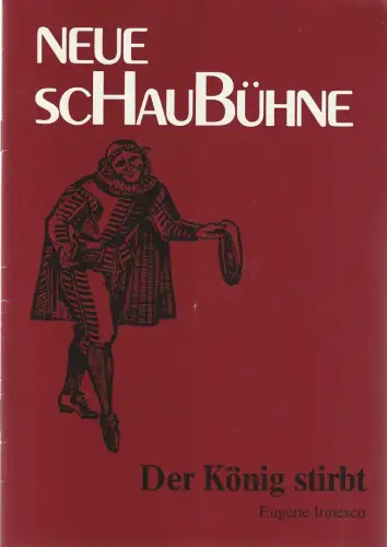 Neue Schaubühne, Günther Fuhrmann: Programmheft Eugene Ionesco DER  KÖNIG STIRBT Spielzeit 1980 / 81 Heft 2. 