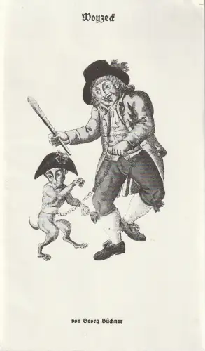 Hessisches Staatstheater Wiesbaden, Christoph Groszer, Marc Günther: Programmheft Georg Büchner WOYZECK Staatstheater Wiesbaden 1979. 
