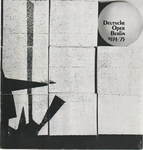 Deutsche Oper Berlin, Egon Seefehlner, Claus H. Henneberg, Heinz Balthes: Programmheft Gioacchino Rossini DER TÜRKE IN ITALIEN Premiere 27. Oktober 1973 Spielzeit 1974 / 75 Heft 1. 