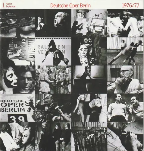 Deutsche Oper Berlin, Siegfried Palm, Gerhard Milting: Programmheft Johann Strauss DIE FLEDERMAUS Deutsche Oper Berlin 1976. 