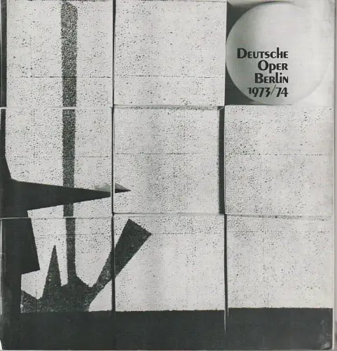 Deutsche Oper Berlin, Egon Seefehlner, Claus Henneberg, Heinz Balthes: Programmheft BALLETT Marius Petipa DORNRÖSCHEN 16. März 1974 Spielzeit 1973 / 74 Heft 7. 