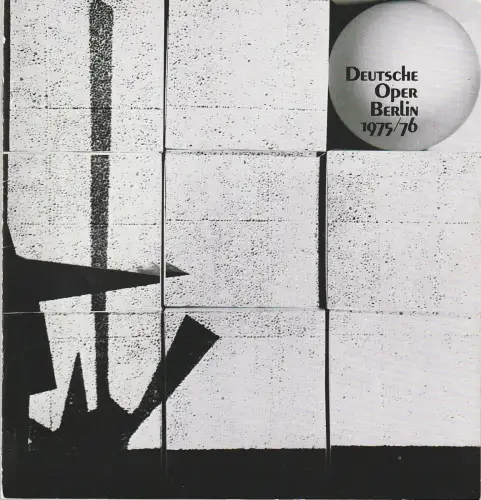Deutsche Oper Berlin, Egon Seefehlner, Claus Henneberg, Heinz Balthes: Programmheft Amilcare Ponchielli LA GIOCONDA 30. Juni 1976 Spielzeit 1975 / 76 Heft 9 Juni. 