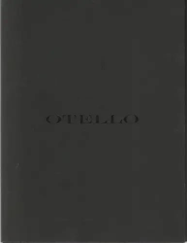 Bayerische Staatsoper, Nikolaus Bachler, Kirill Petrenko, Malte Krasting, Rainer Karlitschek, Verena Hein, Patricia Knebel: Programmheft Giuseppe Verdi OTELLO Premiere 23. November 2018 Spielzeit 2018 / 19. 