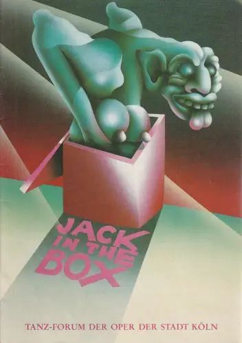 Oper der Stadt Köln, Michael Hampe, Jochen Ulrich, Angelus Seipt, Frank Rohde: Programmheft TANZ-FORUM  SHORT CUT/ OFF CENTER AND NOT QUITE MIDDLE / JACK IN THE BOX 20. + 21. Mai 1989 Forum Leverkusen. 