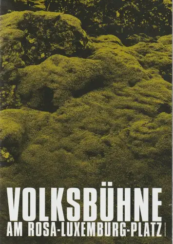 Volksbühne am Rosa-Luxemburg-Platz, Sabrina Zwach: Programmheft Arnold und Bach DIE SPANISCHE FLIEGE Volksbühne 2011. 