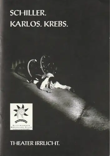 Theater Irrlicht, Frank Roth: Programmheft Friedrich Schiller KARLOS. KREBS. Premiere 19. Juni 1992. 
