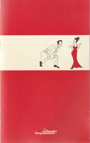 Theater Vorpommern, Rüdier Bloch, Beatrice Ziemann: Programmheft Cole Porter KISS ME, KATE Premiere 30. Dezember 2001 Spielzeit 2001 / 2002. 