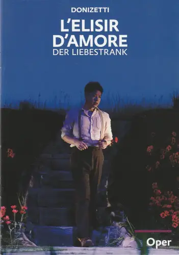 Theater Nordhausen / Loh-Orchester Sondershausen, Daniel Klajner, Juliane Hirschmann: Programmheft Gaetano Donizetti L'ELISIR D'AMORE Premiere 24. September 2021 Spielzeit 2021 / 2022 Nr. 3. 