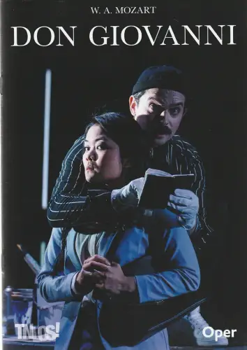Theater Nordhausen / Loh-Orchester Sondershausen, Daniel Klajner, Juliane Hirschmann: Programmheft Wolfgang Amadeus Mozart DON GIOVANNI Theater Nordhausen 2023. 