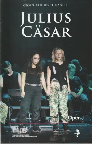 Theater Nordhausen / Loh-Orchester Sondershausen, Daniel Klajner, A. Eisner: Programmheft Georg Friedrich Händel JULIUS CÄSAR Theater Nordhausen 2019. 