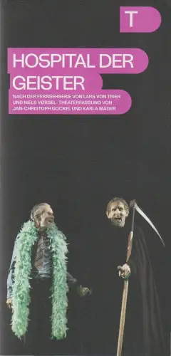 Deutsches Theater Berlin, Iris Laufenberg, Karla Mäder: Programmheft Gockel / Mäder HOSPITAL DER GEISTER Premiere 29. März 2025. 