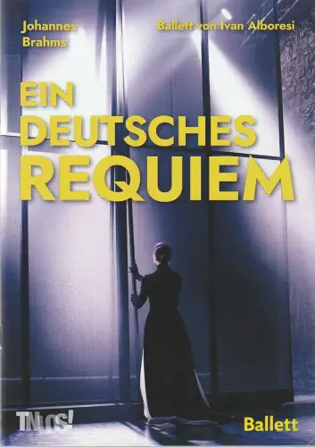 Theater Nordhausen /Loh Orchester Sondershausen, Daniel Klajner, Juliane Hirschmann, Ida Zenna (Probenfotos): Programmheft Uraufführung BALLETT Ivan Alboresi EIN DEUTSCHES REQUIEM Premiere 14. Oktober 2022 St.. 