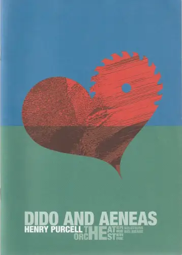 Theater Orchester Biel Solothurn, Dieter Kaegi, Christiane Tambosi-Boesiger, Altelier Bundi: Programmheft Henry Purcell DIDO AND AENEAS Saison 2018 / 19 Nr. 6. 