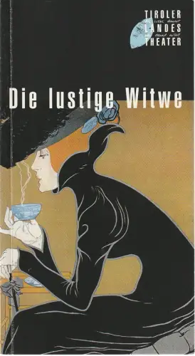 Tiroler Landestheater, Dominique Mentha, Birgit Meyer: Programmheft Franz Lehar DIE LUSTIGE WITWE Premiere 31. Oktober 1998 Spielzeit 1998 / 99.