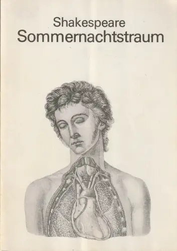 Deutsches Theater Berlin, Staatstheater der DDR, Gerhard Wolfram, Alexander Lang, Ilse Galfert, Heinz Rohloff: Programmheft William Shakespeare SOMMERNACHTSTRAUM 95. Spielzeit 1981. 