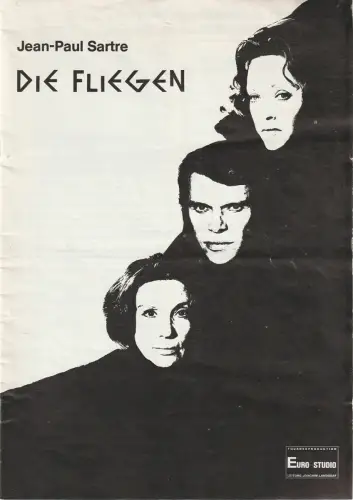 EURO-STUDO Joachim Landgraf, Birgit Landgraf: Programmheft Jean-Paul Sartre DIE FLIEGEN Spielzeit 1986. 