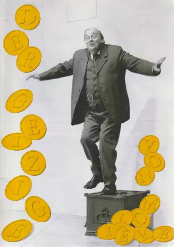 Konzertdirektion Landgraf, Birgit Landgraf, Theater im Rathaus Essen: Programmheft Moliere DER GEIZIGE Premiere 23. November 1995 Amberg. 