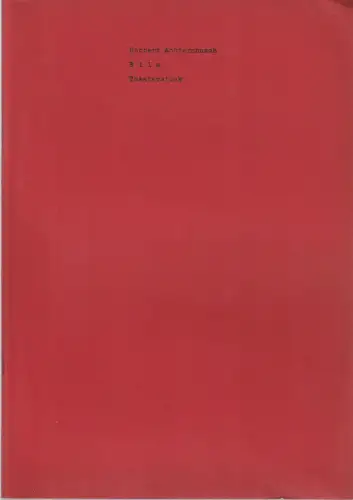 Württembergisches Staatstheater Stuttgart: Programmheft Uraufführung Herbert Achternbusch ELLA 27. Januar 1978 Spielzeit 1977 / 78. 