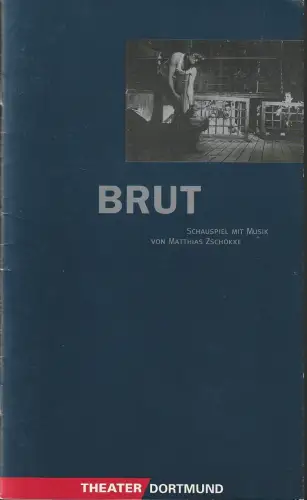 Theater Dortmund, John Dew, Martin Apelt, Matthias Stutte ( Fotos ): Programmheft Matthias Zschokke BRUT Spielzeit 1995 / 96. 