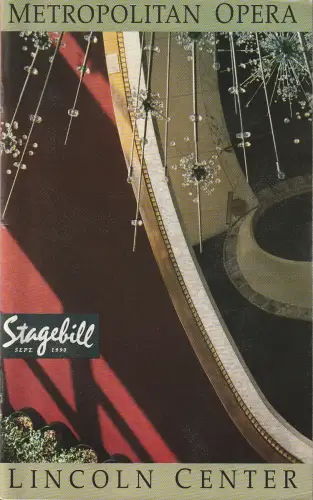 Metropolitan Opera, STAGEBILL Sept. 1990: Programmheft Giacomo Puccini LA BOHEME September 28 1990. 
