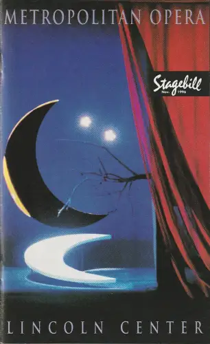 Metropolitan Opera, STAGEBILL Nov. 1996: Programmheft Gaetano Donizetti L'ELISIR D'AMORE Metropolitan Opera November 1996. 