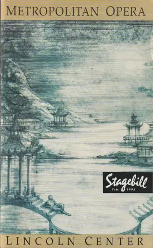 Metropolitan Opera, STAGEBILL Feb. 1995: Programmheft Giuseppe Verdi LA TRAVIATA February 22 1995. 