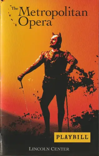 Metropolitan Opera, PLAYBILL April 2005: Programmheft Giuseppe Verdi UN BALLO IN MASCHERA April 4 2005 Saison 2004 / 2005. 