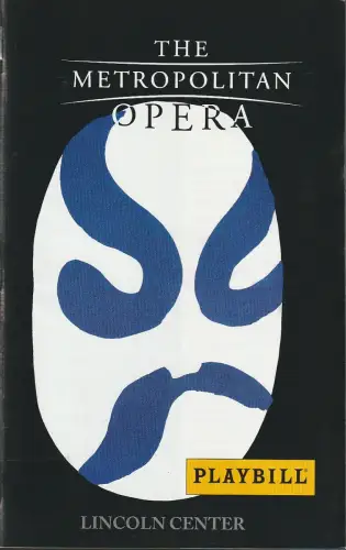 Metropolitan Opera, PLAYBILL October 2003: Programmheft Giacomo Puccini LA BOHEME October 18 2003 Saison 2003 / 2004. 