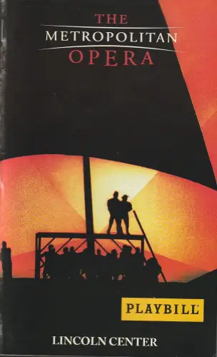 Metropolitan Opera, PLAYBILL November 1999: Programmheft Giuseppe Verdi AIDA November 4 1999 Saison 1999 / 2000. 