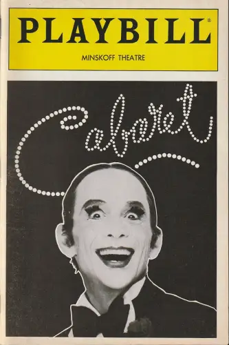 PLAYBILL The National Theatre Magazine March 1988 Vol. 88 No. 3: Programmheft Kander / Ebb CABARET Minskoff Theatre. 