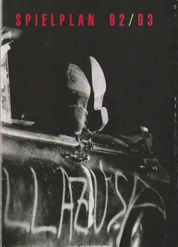 Freiburger Theater, Friedrich Schirmer, Albrecht Heil, Jürgen Polpig: Programmheft THEATER FREIBURG SPIELPLAN 92 / 93. 