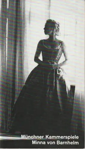 Münchner Kammerspiele, Hans-Reinhard Müller, Wolfgang Zimmermann, Hildegard Steinmetz ( Fotos ): Programmheft Lessing: Minna von Barnhelm Münchner Kammerspiele 1976. 
