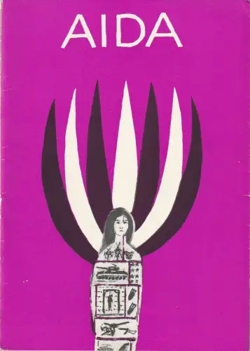 Komische Oper, Stephan Stompor, Dietrich Kaufmann: Programmheft Giuseppe Verdi AIDA Komische Oper 1969. 