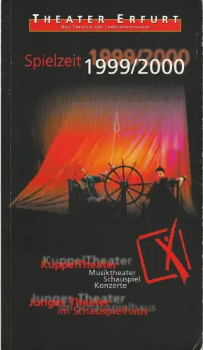 Theater Erfurt, Dietrich Taube, Arne Langer: Programmheft THEATER ERFURT SPIELZEIT 1999 / 2000 Spielzeitheft. 