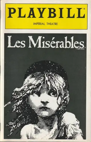 PLAYBILL October 1994 Volume 94 Number 10: Programmheft LES MISERABLES Imperial Theatre 1994 Playbill. 
