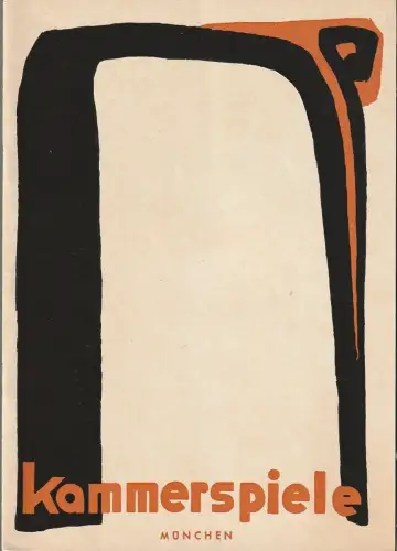 Münchner Kammerspiele, August Everding, Ivan Nagel, Peter Stein, Wolfgang Zimmermann, Hildegard Steinmetz (Szenenfotos): Programmheft Friedrich Dürrenmatt DER METEOR Premiere 12. Februar 1966 Schauspielhaus 55. Spielzeit 1965 / 66 Heft 5. 