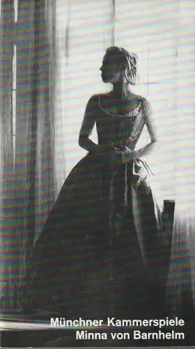 Münchner Kammerspiele, Hans-Reinhard Müller, Wolfgang Zimmermann, Hildegard Steinmetz ( Fotos ): Programmheft Lessing MINNA VON BARNHELM Münchner Kammerspiele 1976. 