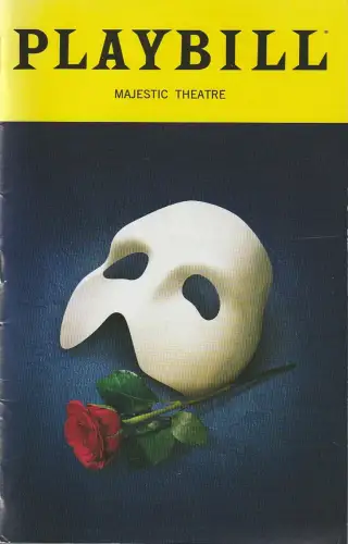 PLAYBILL December 2021: Programmheft Andrew Lloyd Webber PHANTOM OF THE OPERA Majestic Theatre. 