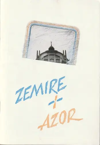 Bühnen der Stadt Bielefeld, Heiner Bruns, Martin Griesemer: Programmheft Andre-Ernest-Modeste Gretry ZEMIRE UND AZOR Premiere 12. Januar 1985 Spielzeit 1984 / 85 Heft 14. 