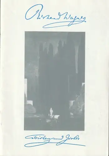 Bühnen der Stadt Bielefeld, Heiner Bruns, Andreas Marber: Programmheft Richard Wagner TRISTAN UND ISOLDE Premiere 16. Juni 1988 Oetkerhalle Spielzeit 1987 / 88 Heft 24. 