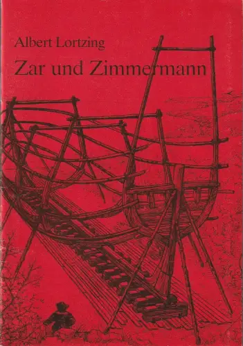 Bühnen der Stadt Bielefeld, Heiner Bruns, Marion Grundmann, Frank Harders-Wuthenow: Programmheft Albert Lortzing ZAR UND ZIMMERMANN Bühnen Bielefeld 1990. 