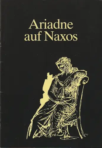 Bühnen der Stadt Bielefeld, Heiner Bruns, Alxander Gruber, Frank-J. Harders-Wuthenow: Programmheft Richard Strauss ARIADNE AUF NAXOS Premiere 9. September 1990 Spielzeit 1990 / 91 Heft 3. 
